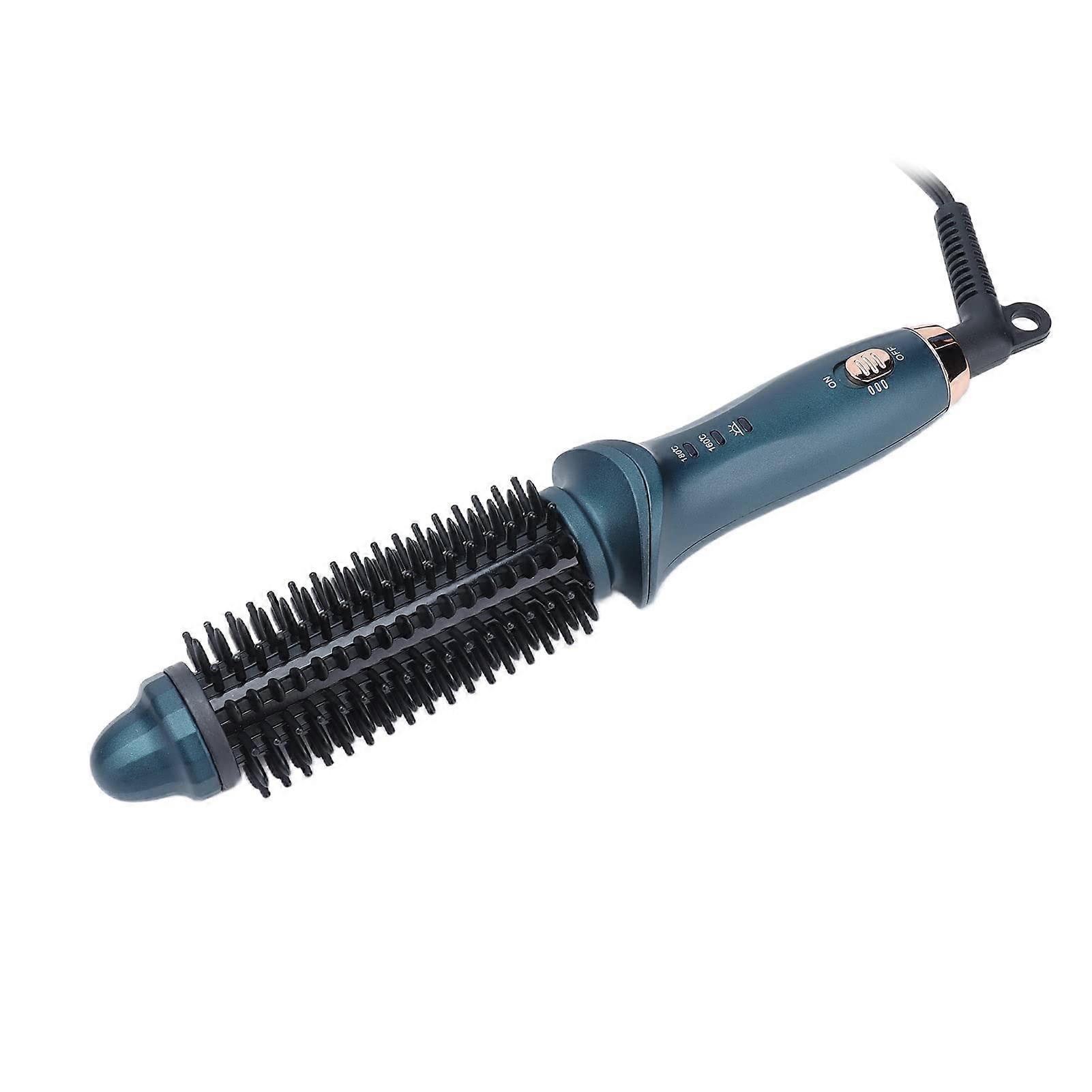 Hair Styling Comb with Dual Temperature Control, AntiScald Curling Iron Brush for Straight and Curly Hair