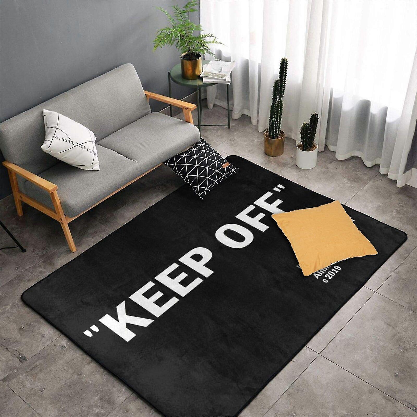 3D Printed Polyester Area Rug with SlipResistant Base for Living Room or Bedroom 3'4' x 5' Rectangular