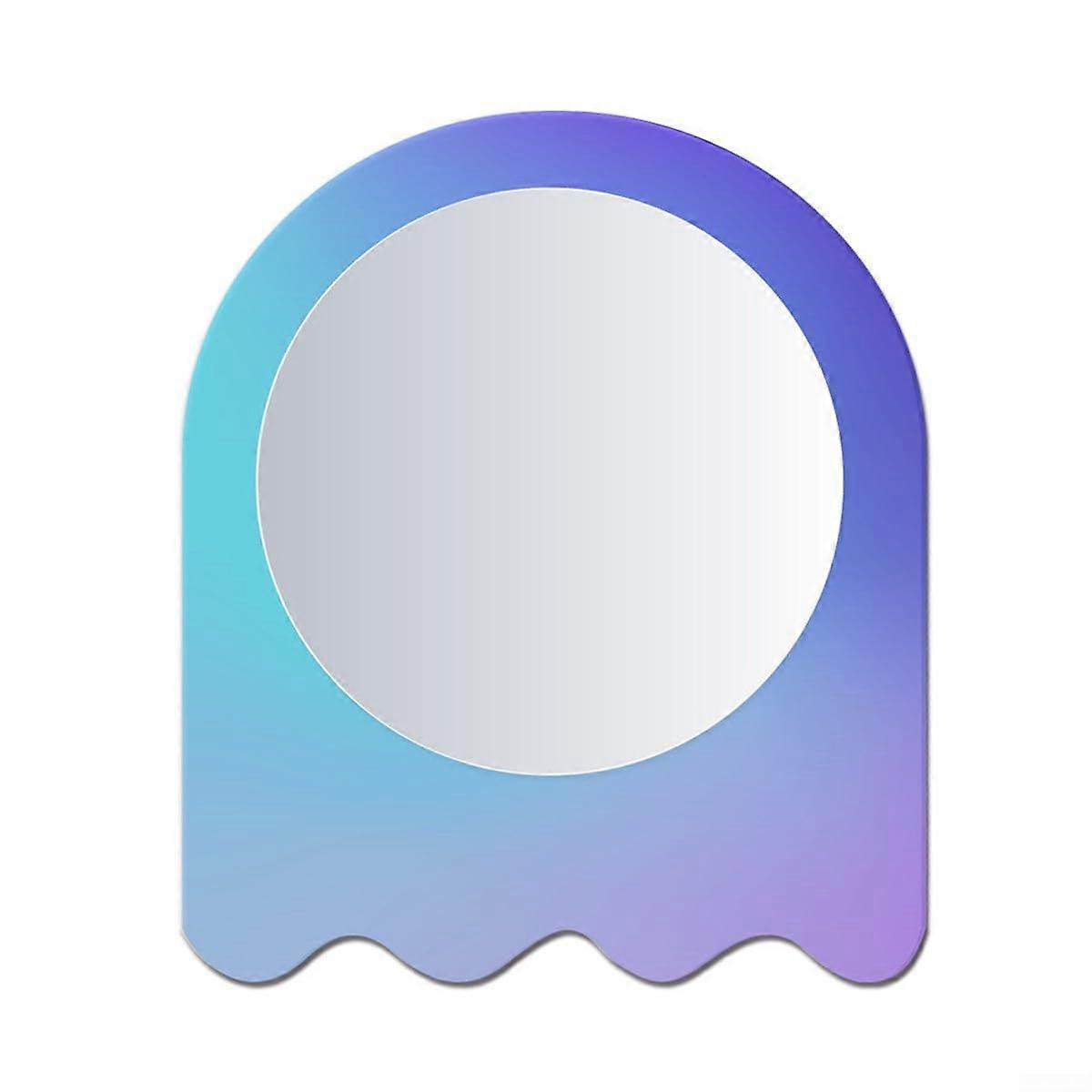 Magnetic Locker Mirror with Rounded Corners for School, Clear Distortion Reflection