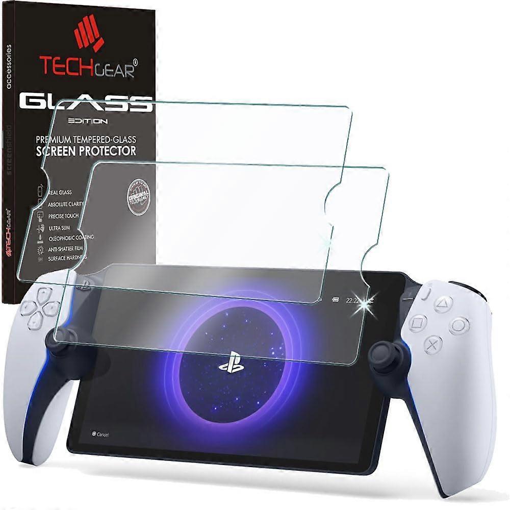 Screen Protector 2 Pack Tempered Glass, Scratch Resistant, Bubble  for PlayStation Portal