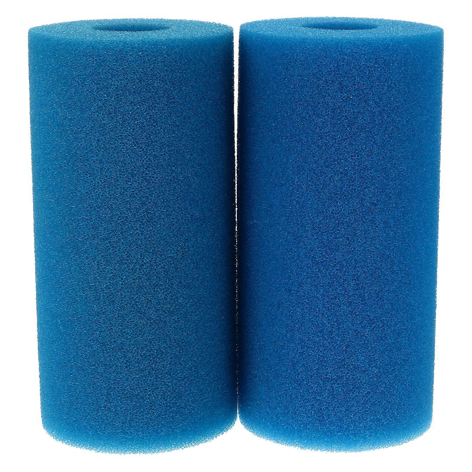 Swimming Pool Filter Round Cylinder Sponge for Pool Pump Filters 2Pcs