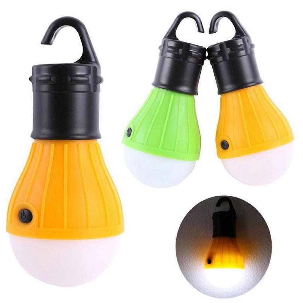 Portable Led Light Mini Telescopic Handle Soft Diffuse Light For Fishing 4Pack Orange