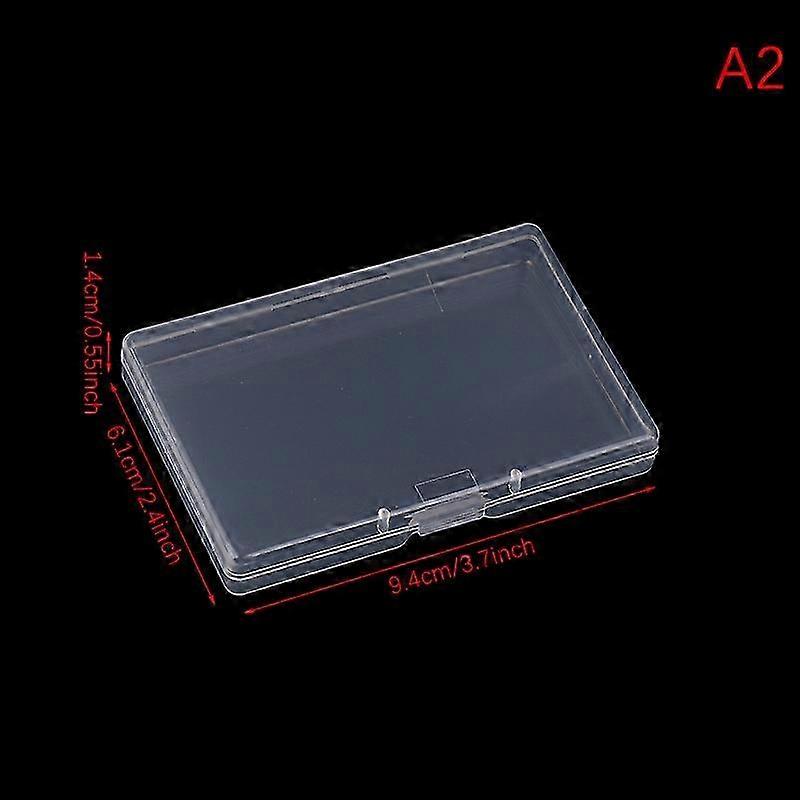 Transparent Plastic Box Rectangular Translucent Packing Box Storage Organizer Case Dustproof Durable Strong Jewelry Container 2025