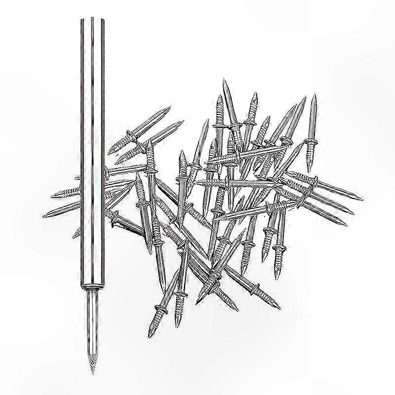 100Pcs Double-Sided Skirting Thread Nails, Seamless Design for Clean Lines, No Marks Left, Easy Installation Solution