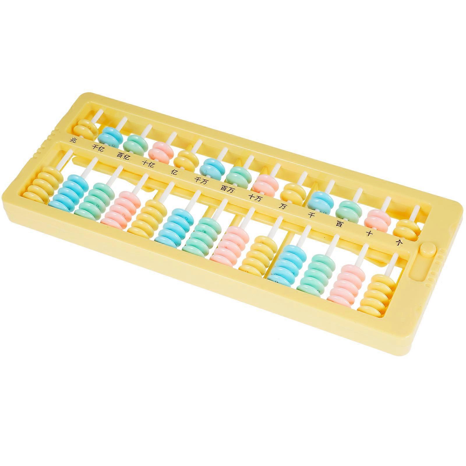 Abacus Math Tool for Kids Counting Tool with 13 Rods Learning Frame