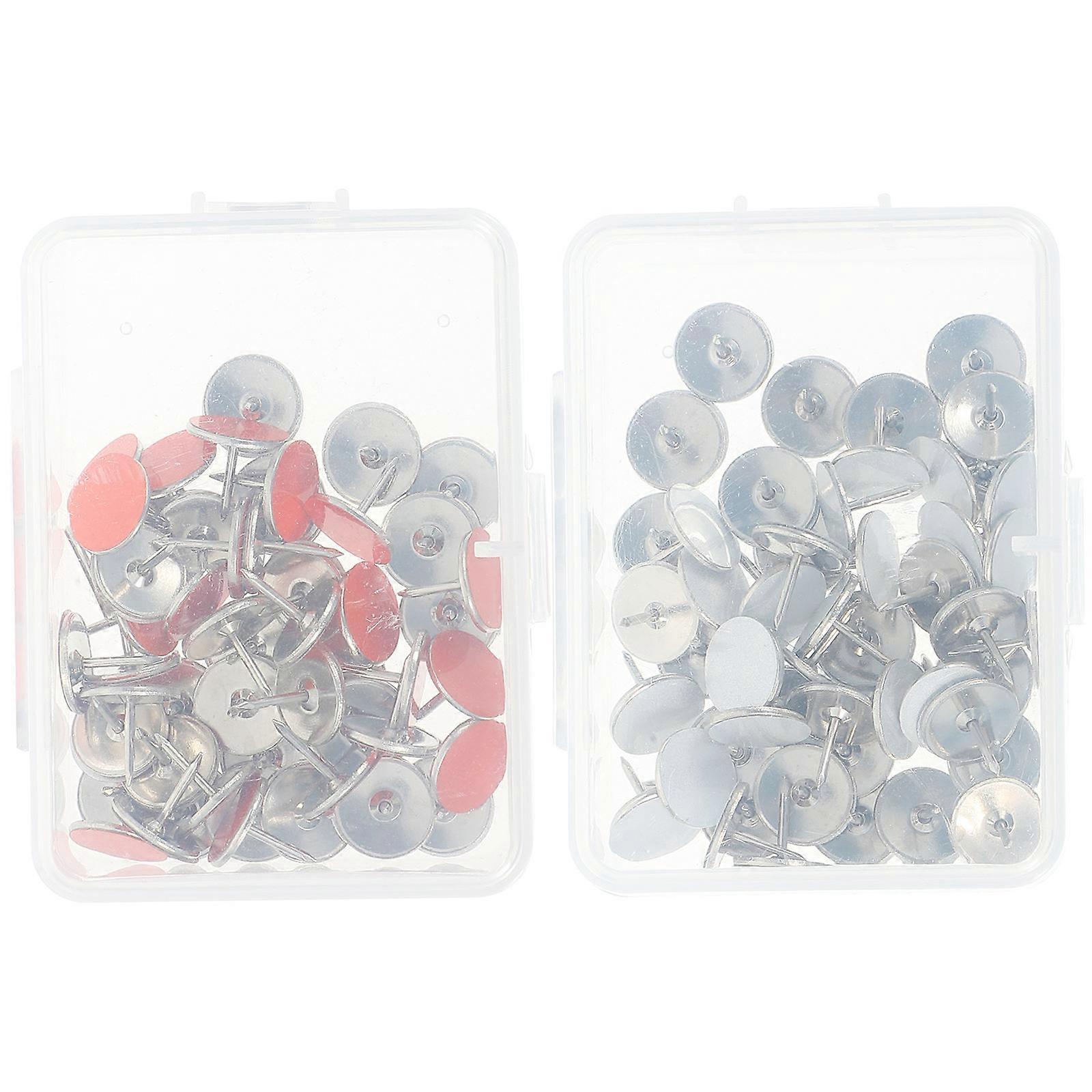 Reflective Tacks Trail Marking Tack for Visibility 10 Boxes Metal Material
