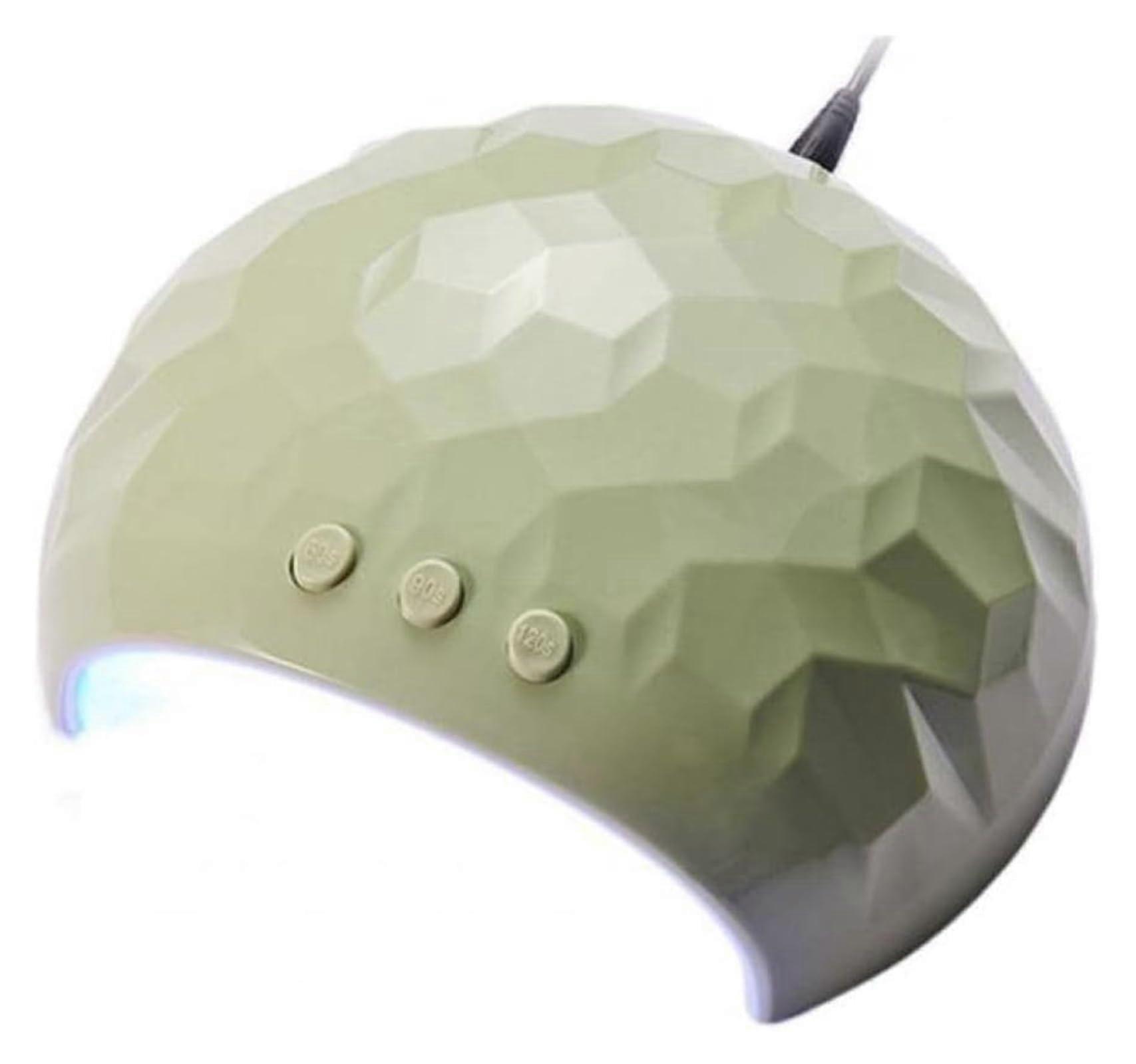 48W UV LED Nail Lamp with Timer, Smart Sensor, USB Gel Nail Dryer for Quick Curing  Green