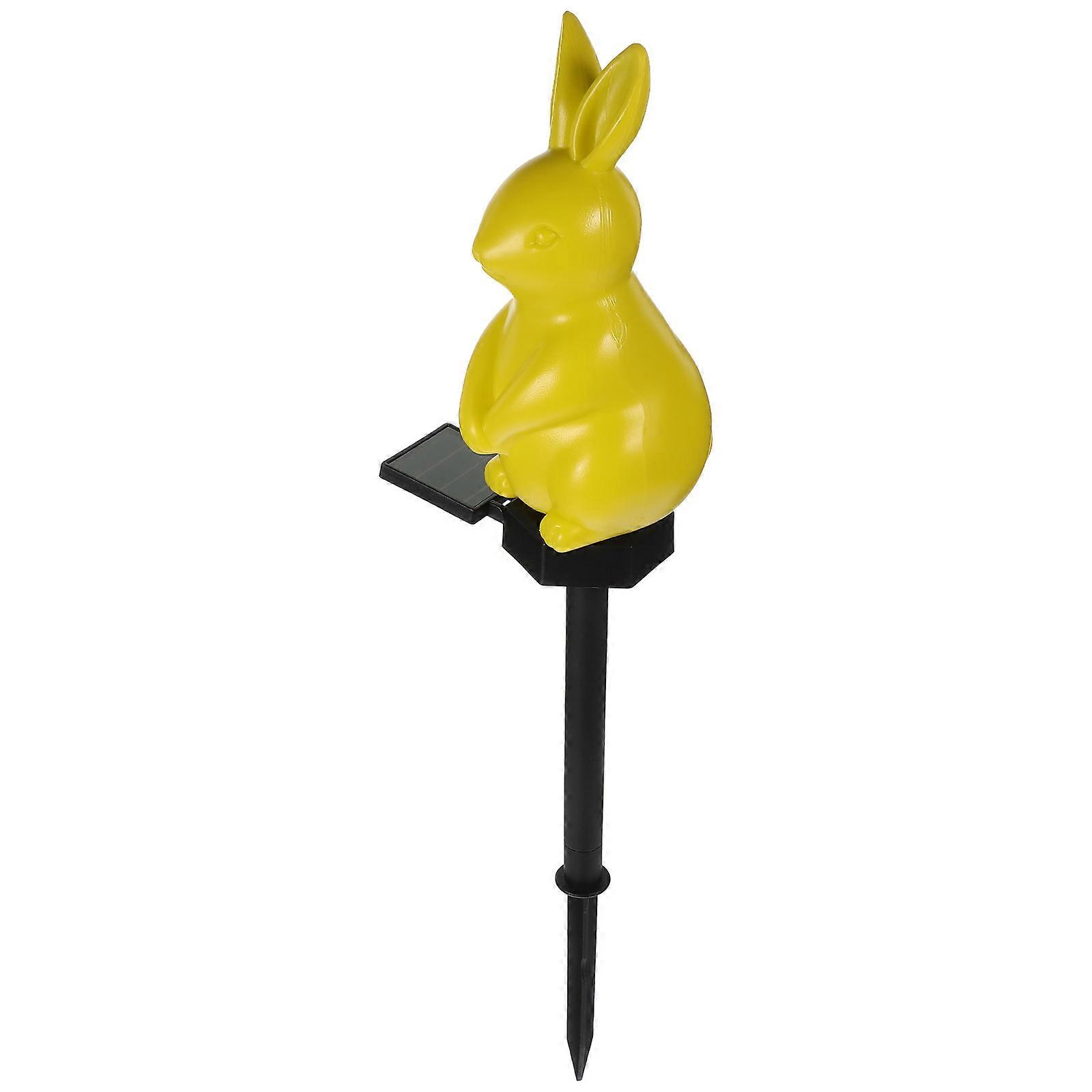 Outdoor Bunny Light Easter Solar Lights for Garden Use 4Pcs