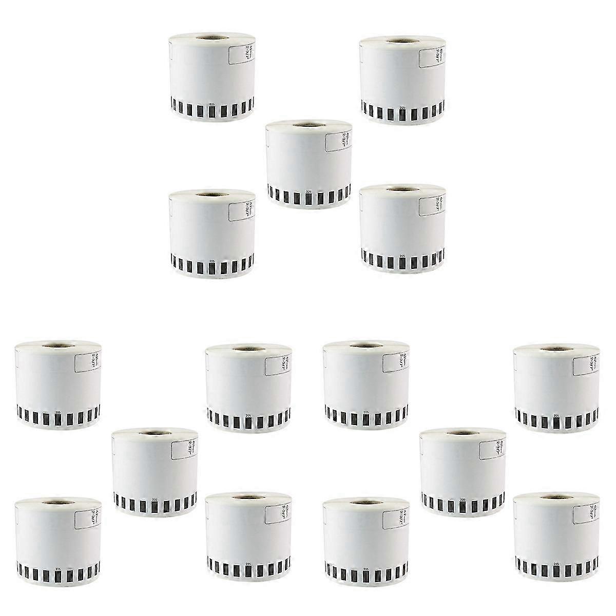 5 Refill Rolls Compatible -22205 Label 62mmx30.48M Continuous