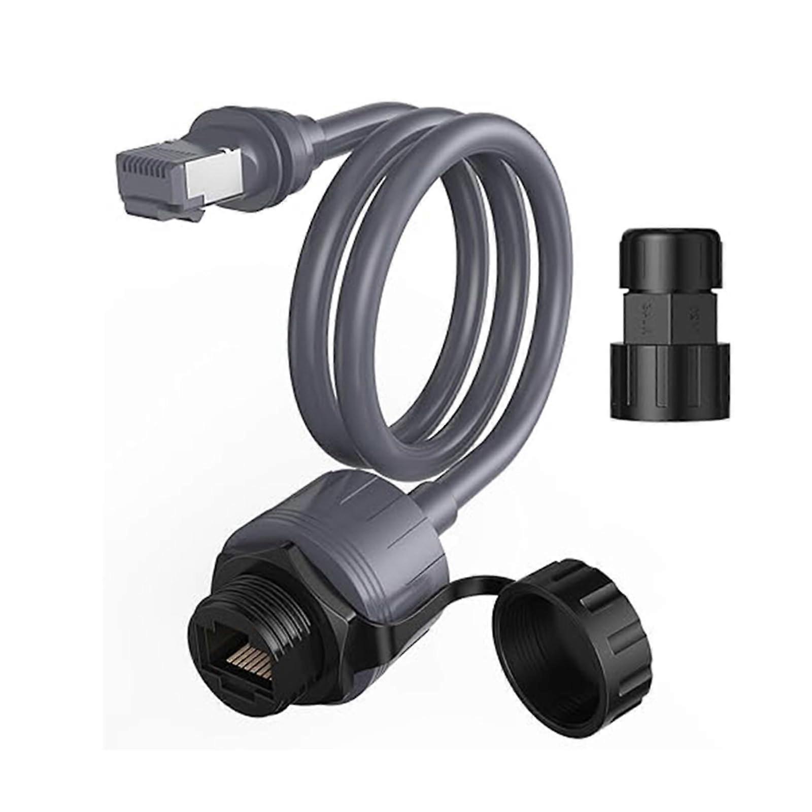 Outdoor Ethernet Cable Adapter Compatible with Gen3 Dish with RJ45 Coupler, Waterproof and  Speed Data