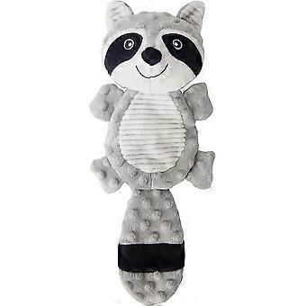 No Stuffing Squeaky Dog Toys Plush Chew Toy for Small Medium Puppy Large Breed, Stuffless Cute Animal Plush Toy for Indoor Play, Tough Durable Teethin