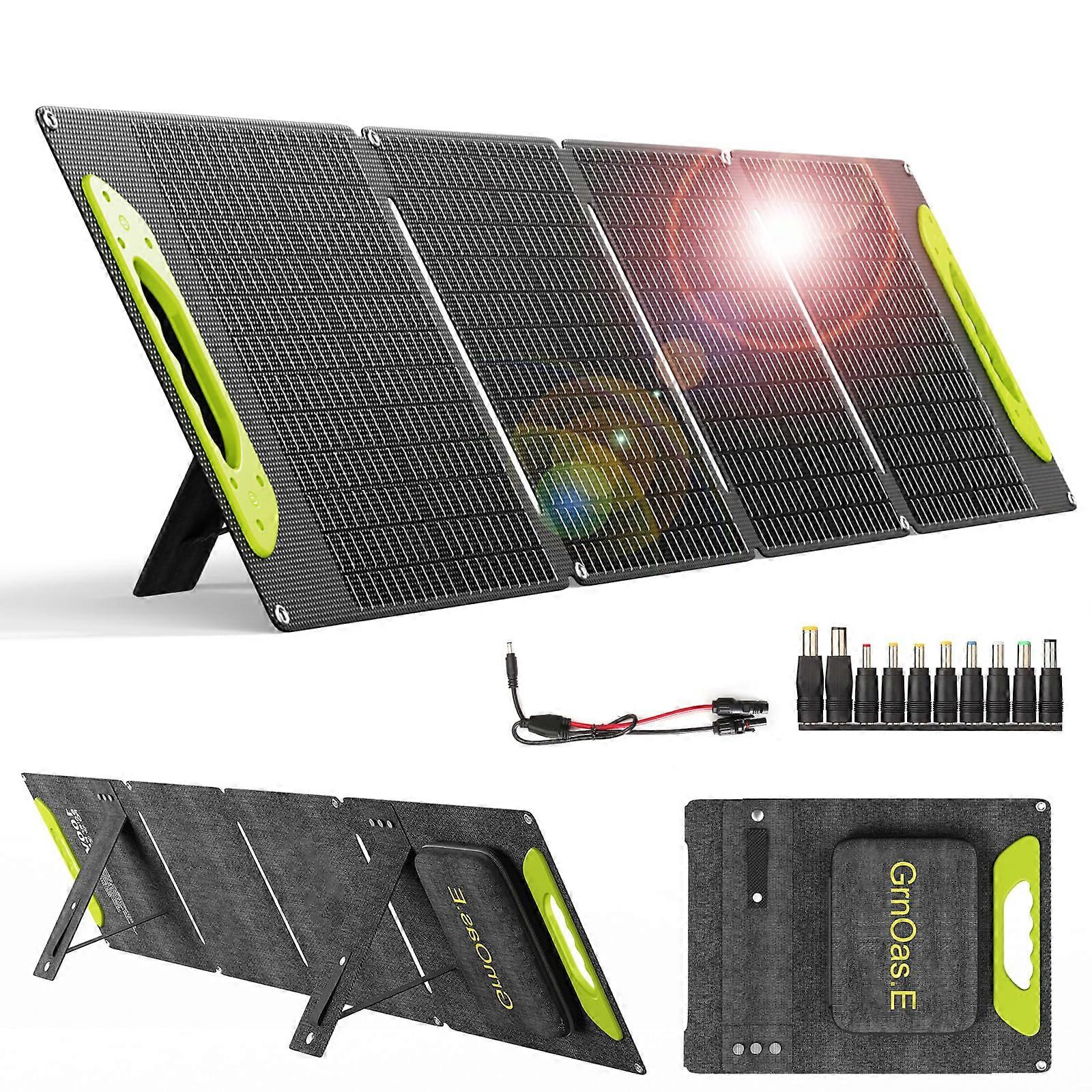 100W Portable Foldable Solar Panel,  Efficiency Waterproof Charger for Camping RV Outdoor Use