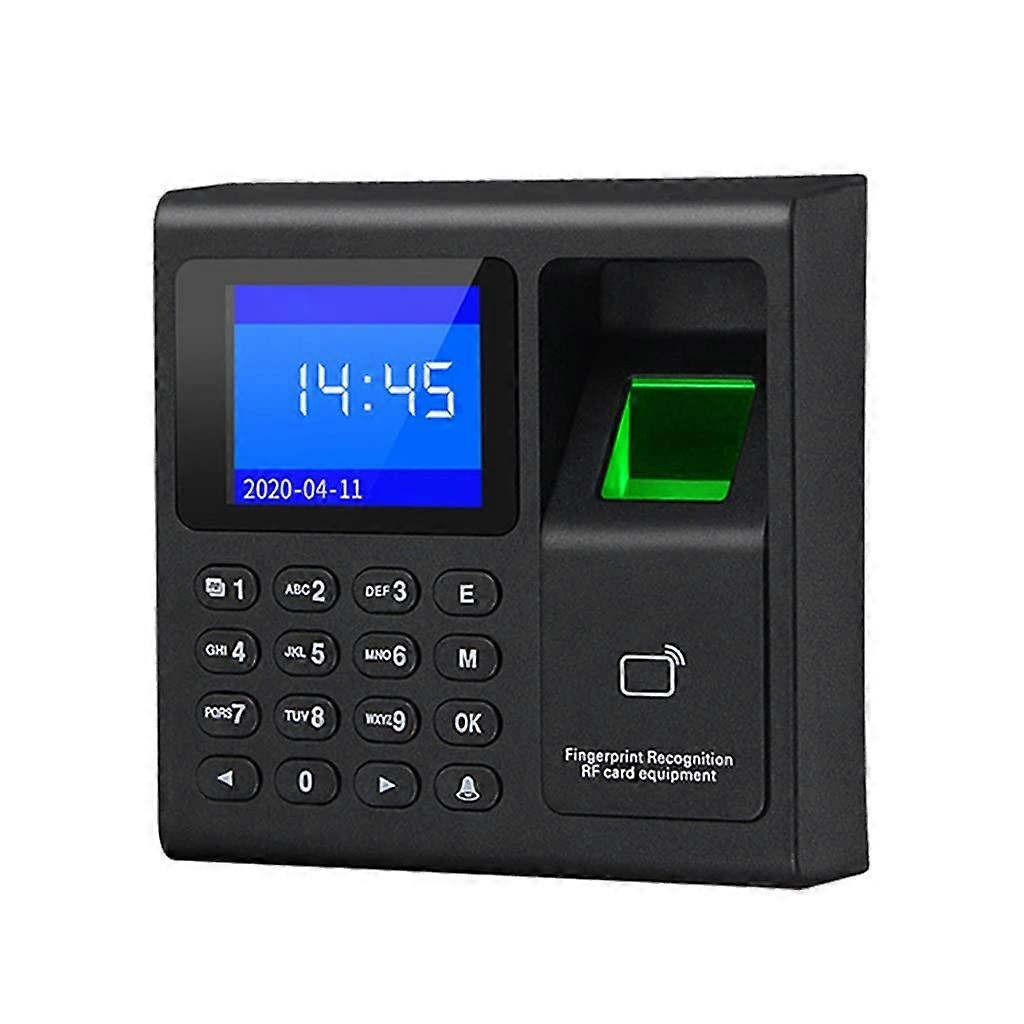 Fingerprint Attendance Machine with RFID Card, USB Data Export, Large Capacity Biometric Time Clock