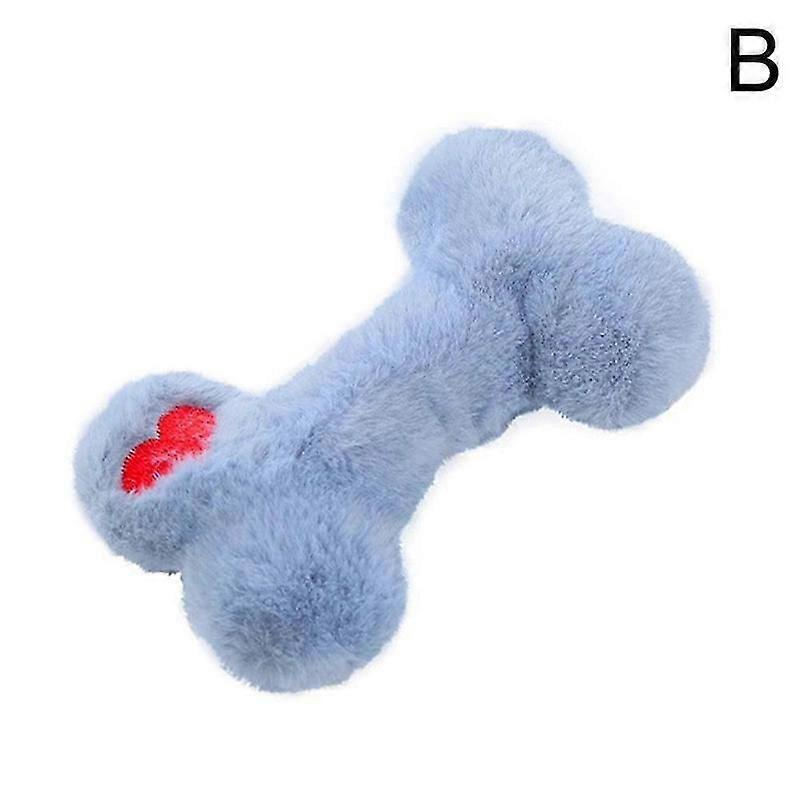 vocal pet toy plush bone for dogs