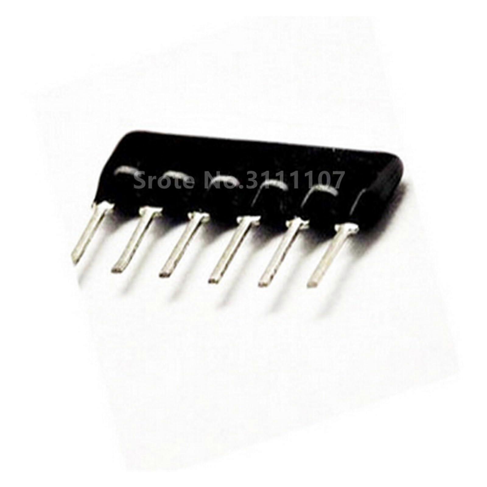 10 PCS 6 Pin 47K Resistor Network Array A06473J Through Hole Pack for Easy Circuit Integration