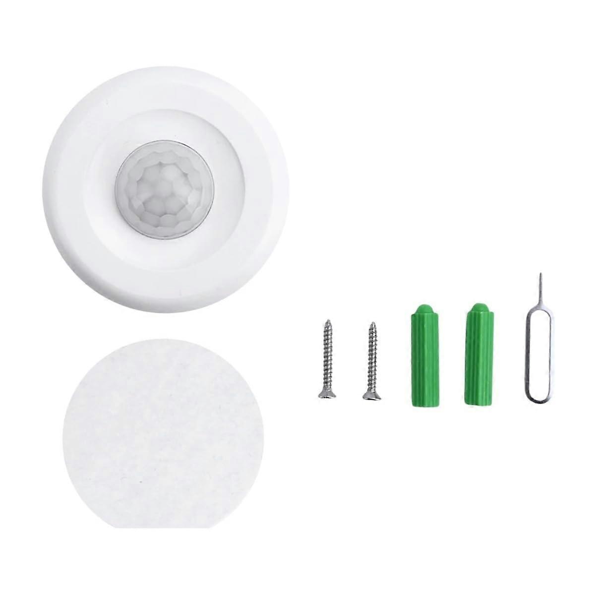 Zigbee PIR Motion Sensor with Infrared Human Presence Detection, Compatible with Tuya and Smart Life App Control