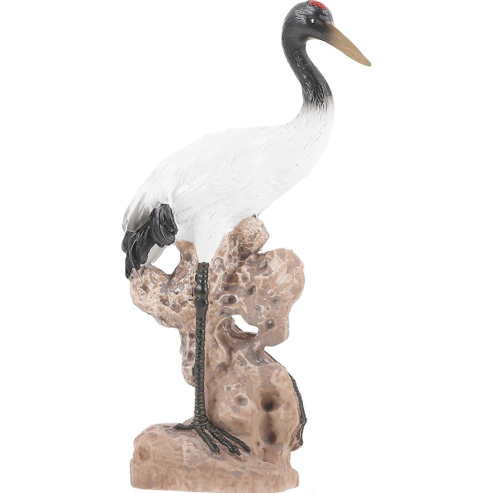 Simulation Small Crane Ornament Creative Bonsai Scenery Crane Ornament