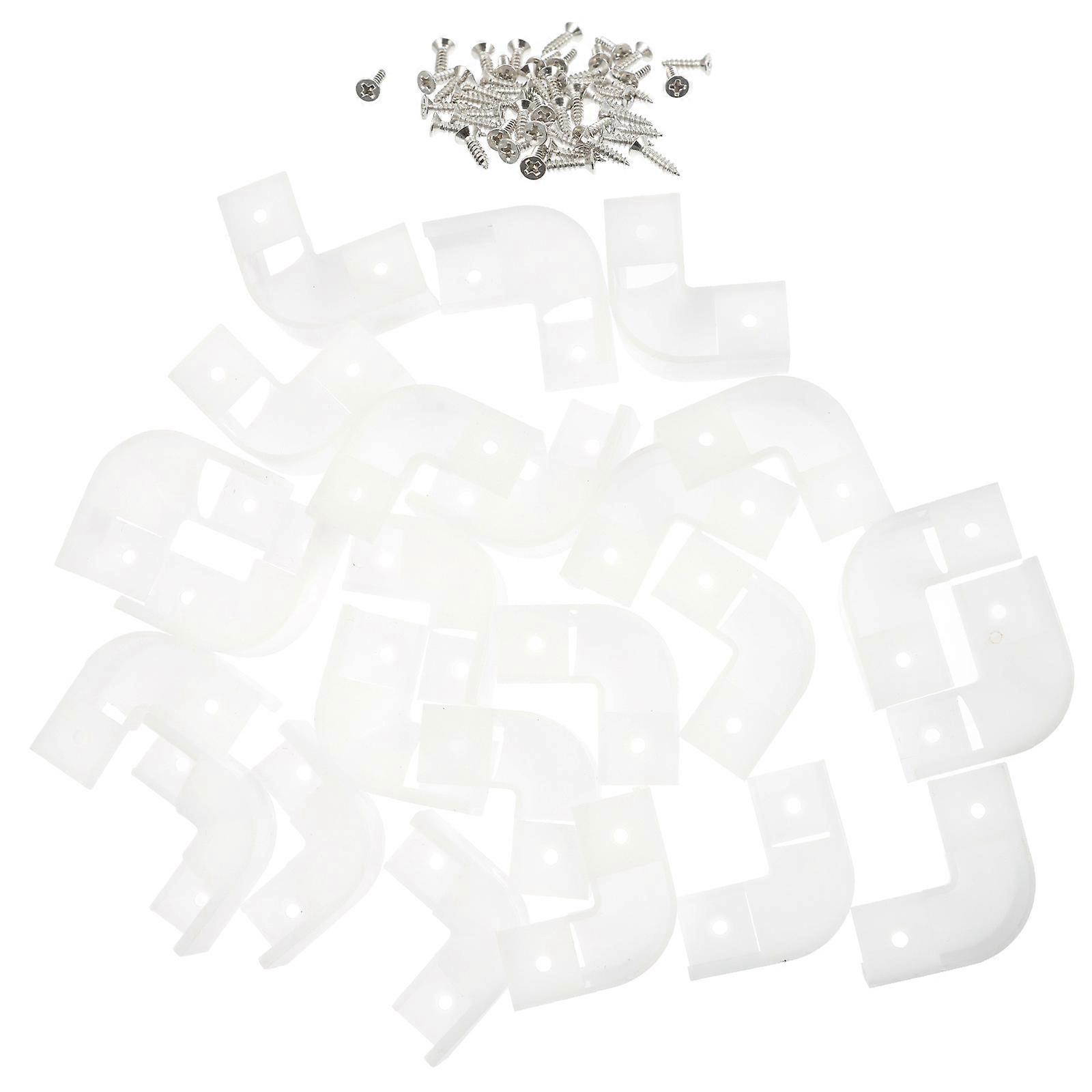 L Shape Corner Connection 50Pcs for Light Strip with 90-Degrees Corner Connectors