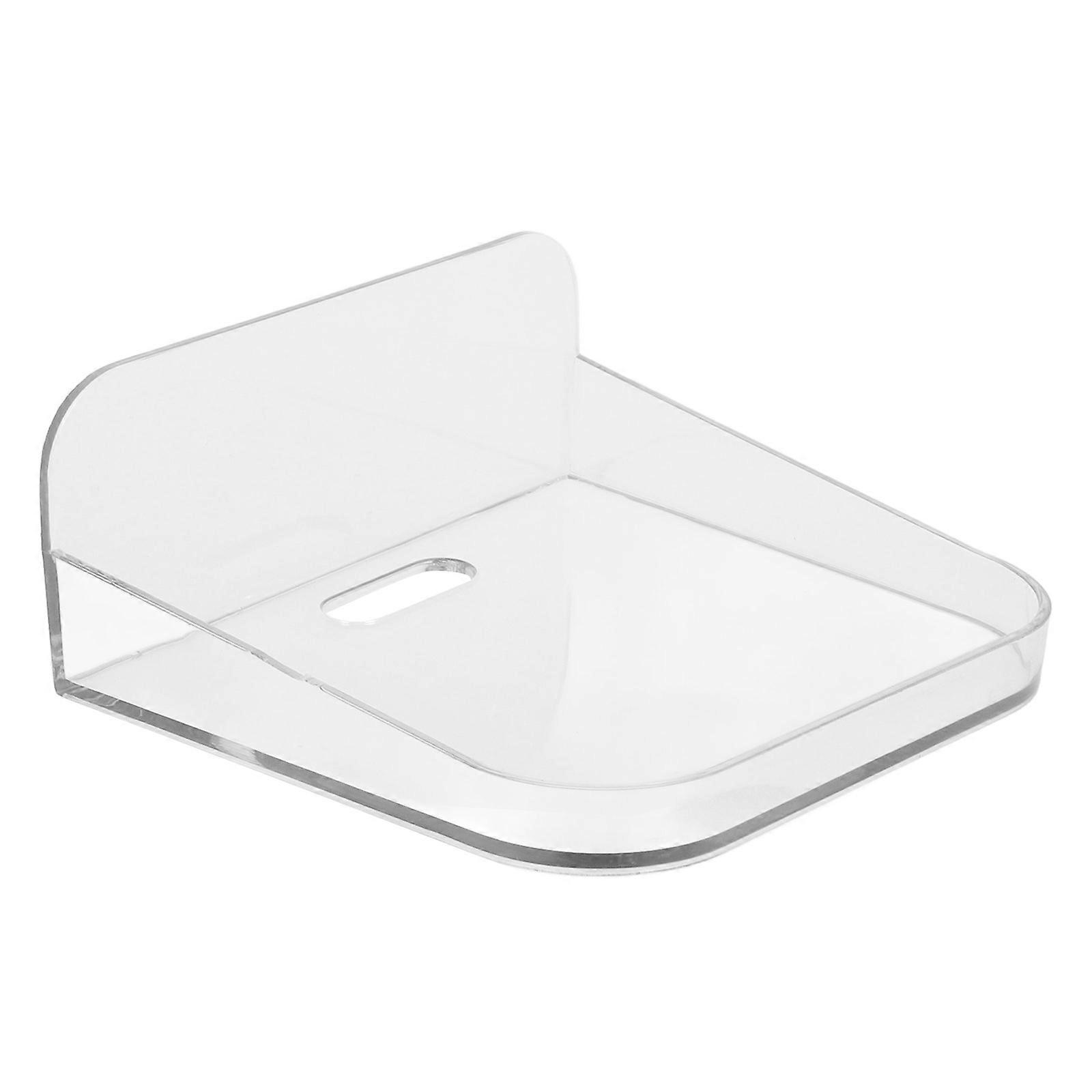 Floating Shelf Decor Items Wall Mount Shelf for Security Camera 2Pcs Transparent Acrylic