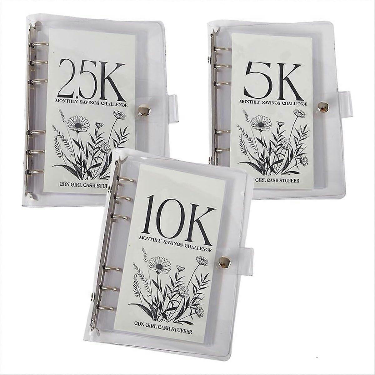 5k/10k/2.5k Savings Challenges Book