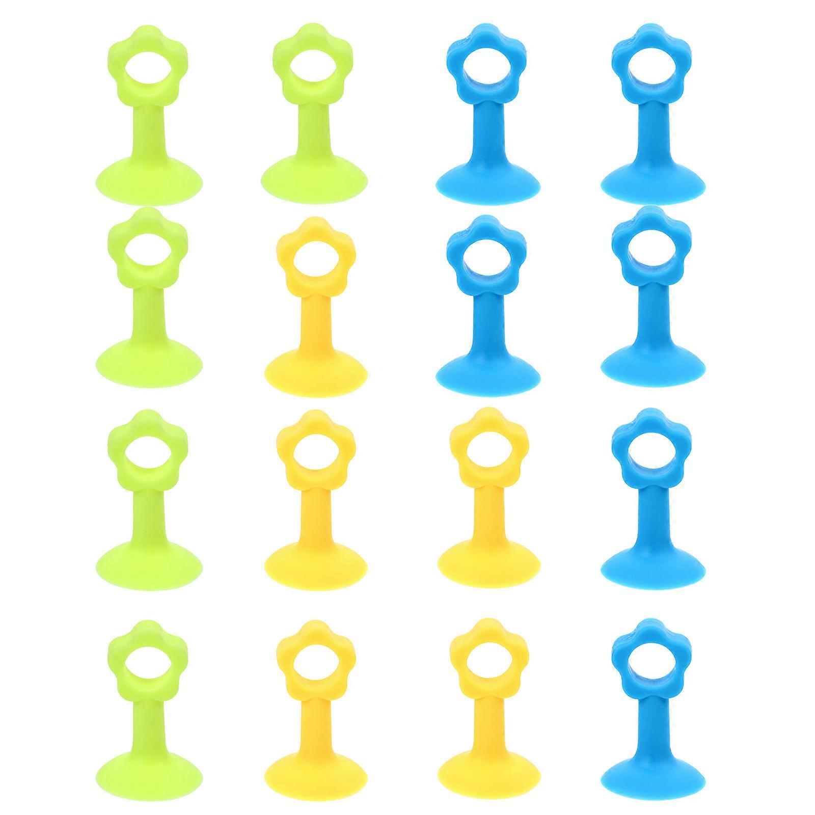 Door Stopper Silicone Door Stop to Prevent Collision 16Pcs Set