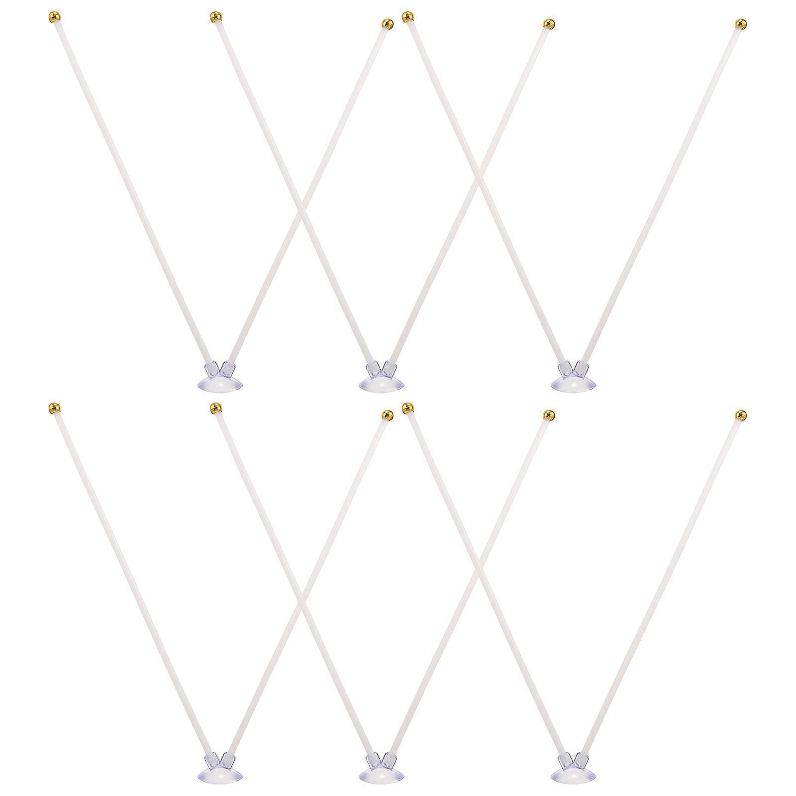 Plastic Flagpole Holder for Car Flag Mount with Suction Cup 6Pcs