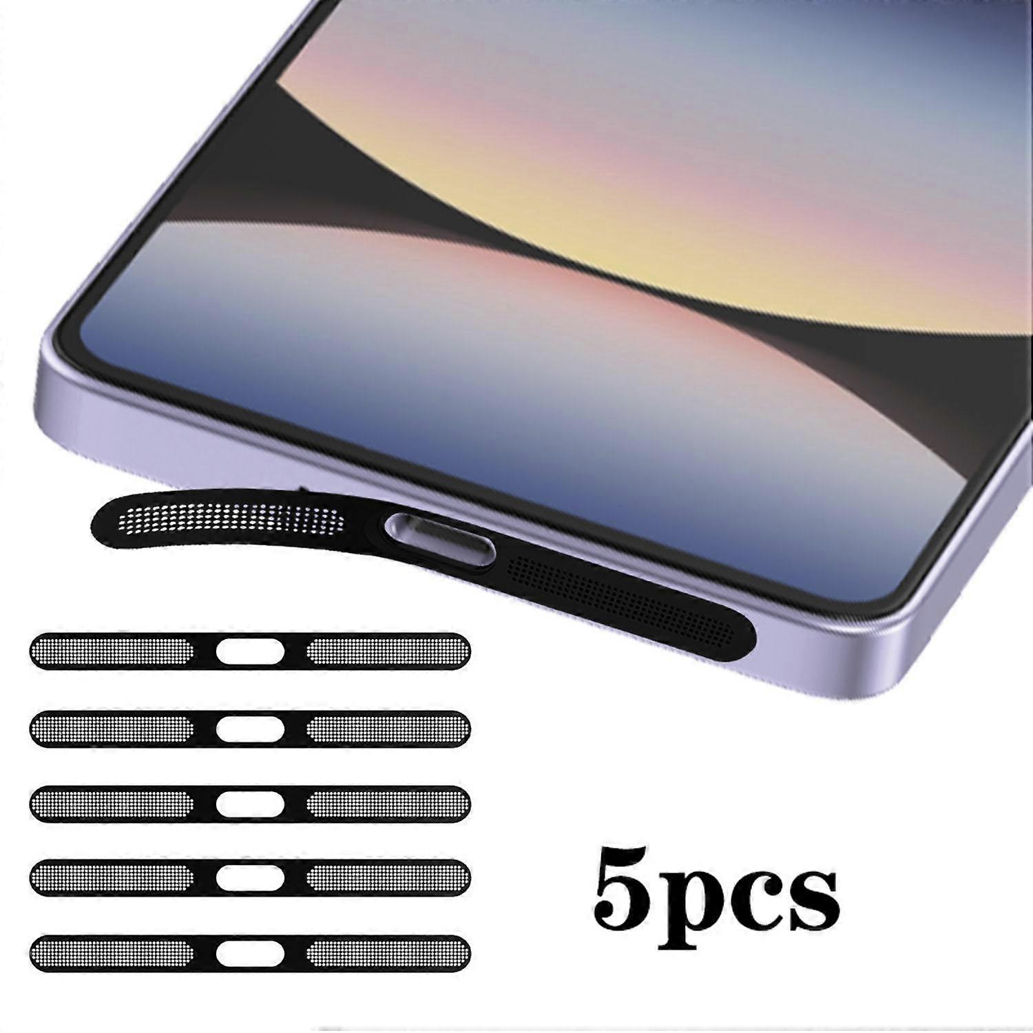 5pcs High-Density Metallic Integrated Speaker Dust Cover