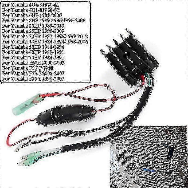 Rectifier regulator for Yamaha boat motors 20HP 25HP 30HP