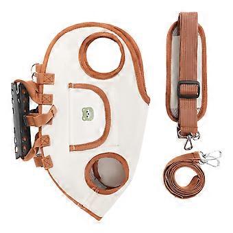2 in 1 Full Body Dog Harness and Pet Carrier with NonSlip Handle, Breathable Oxford Fabric for Outdoor Travel