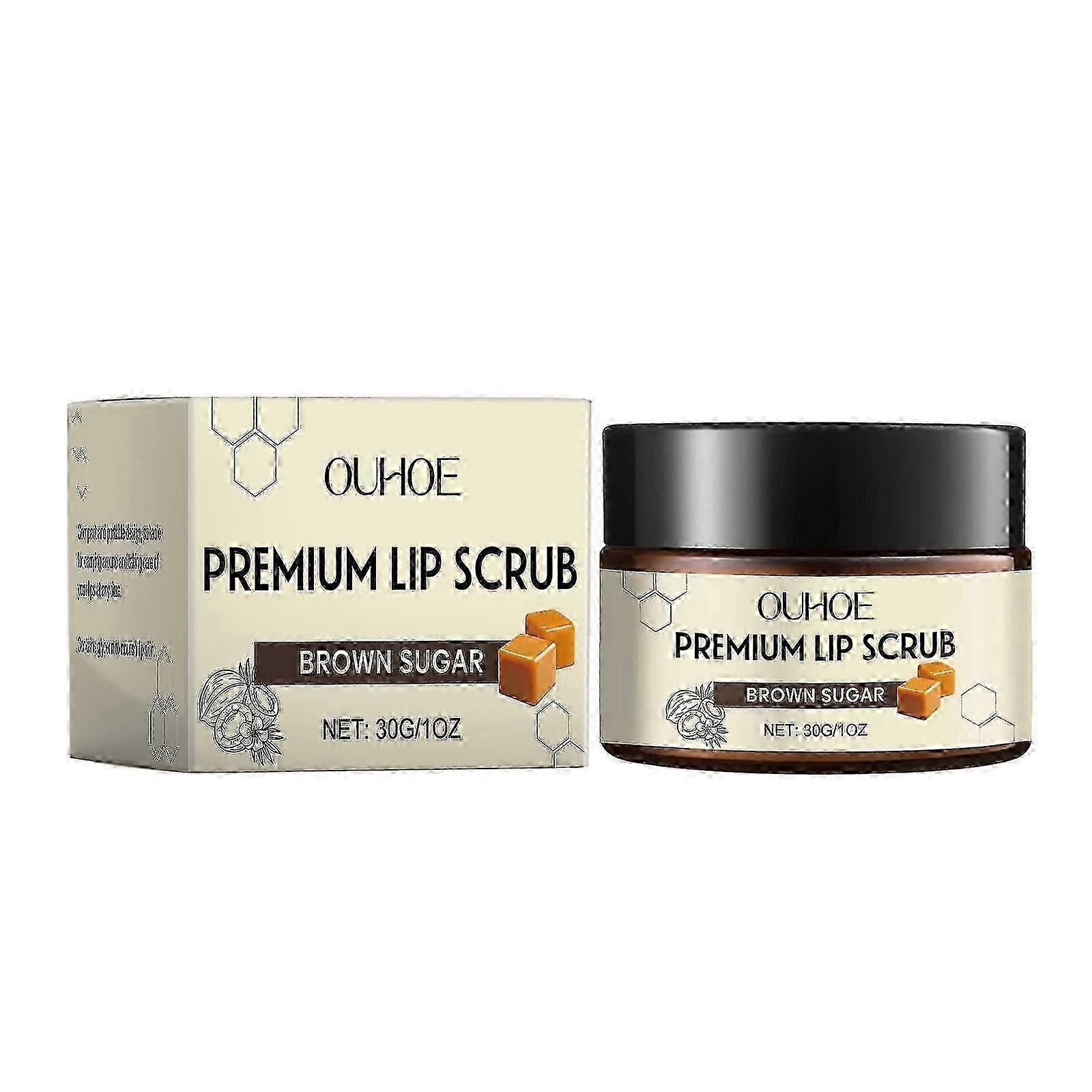 Peeling do ust z brązowym cukrem