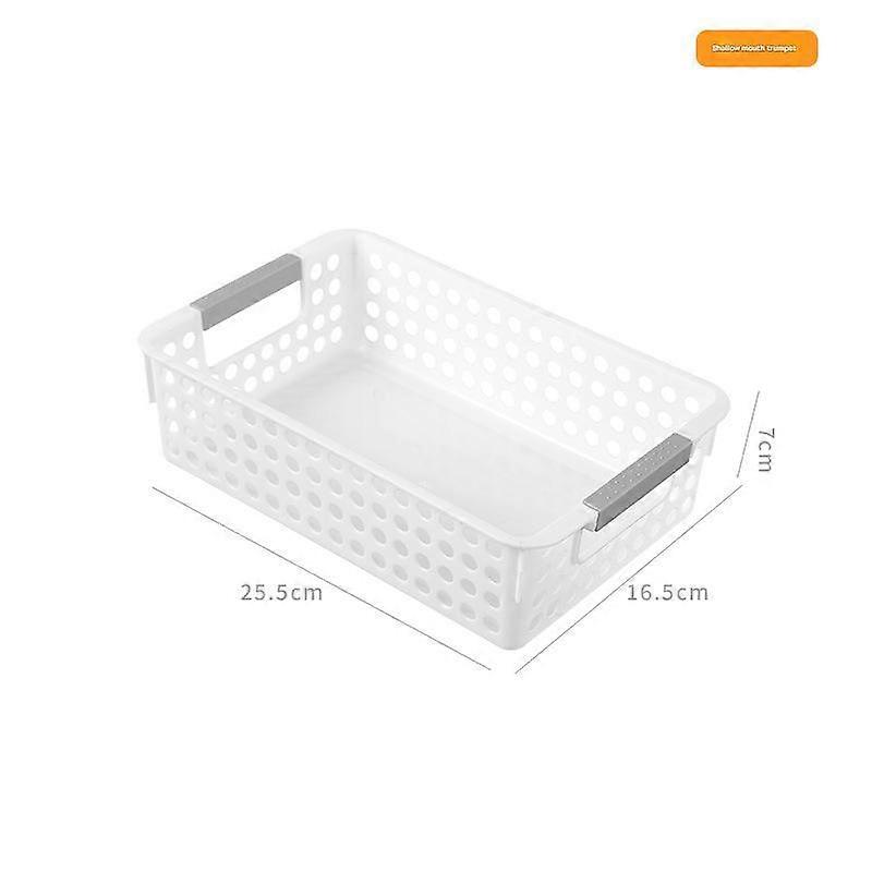 Storage Basket, Plastic Simple Design For Home, Dorm, Kitchen, Desk