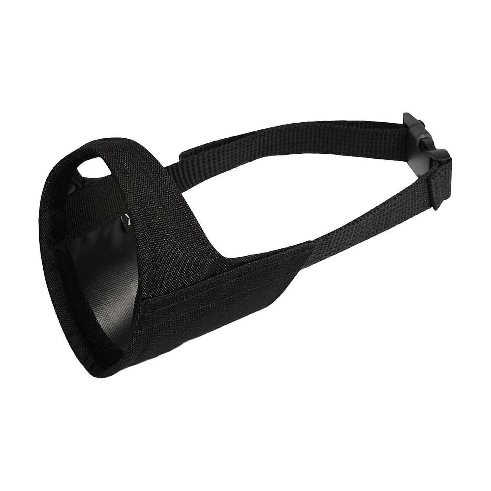 Dog Muzzle Soft Nylon Muzzle Breathable Mesh Drinkable Muzzle Prevent Barking Biting Chewing Dog