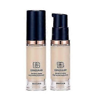 6 Farben Make-up Concealer Flüssigkeit Bequeme Vollabdeckung Auge Augenringe Hautunreinheiten Neue Dunkle Haut Gesicht Kontur Kosmetik Tslm1