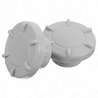 Gray Plastic Edging Screw Caps - 2 Packs for Indoor Playground Slides