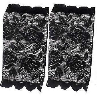 Fingerlose Sonnenschutzhandschuhe, Paar Damen-UV-Schutzhandschuhe zum Autofahren