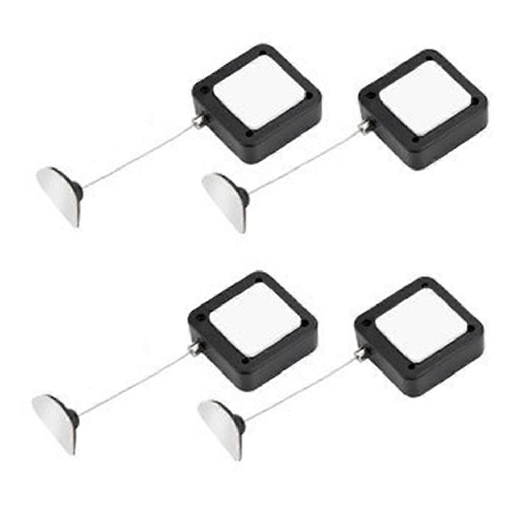 4pcs Remote Control Tether TV Remote Control Leash Retractable Safety Lock with Adjustable Strap B