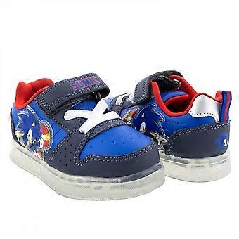 Sonic the Hedgehog Blue Slip-On Kid's Sneakers