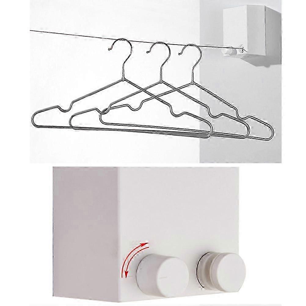 Clothesline Retractable Hanging Clothes Line Drying Rack