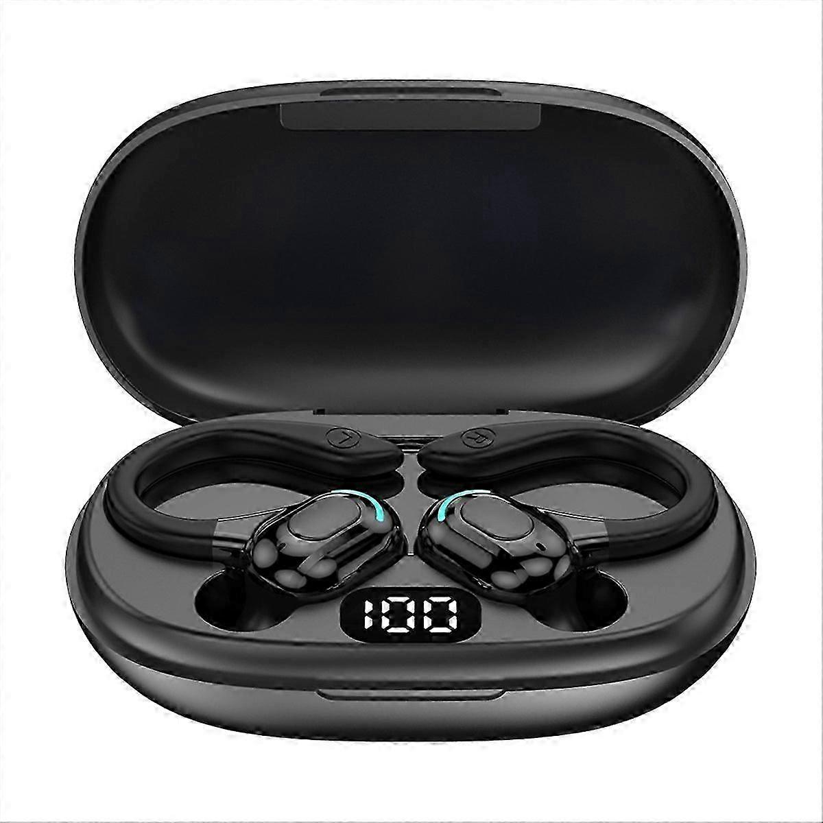 Earhook Bluetooth Headset, AI Translation, Black