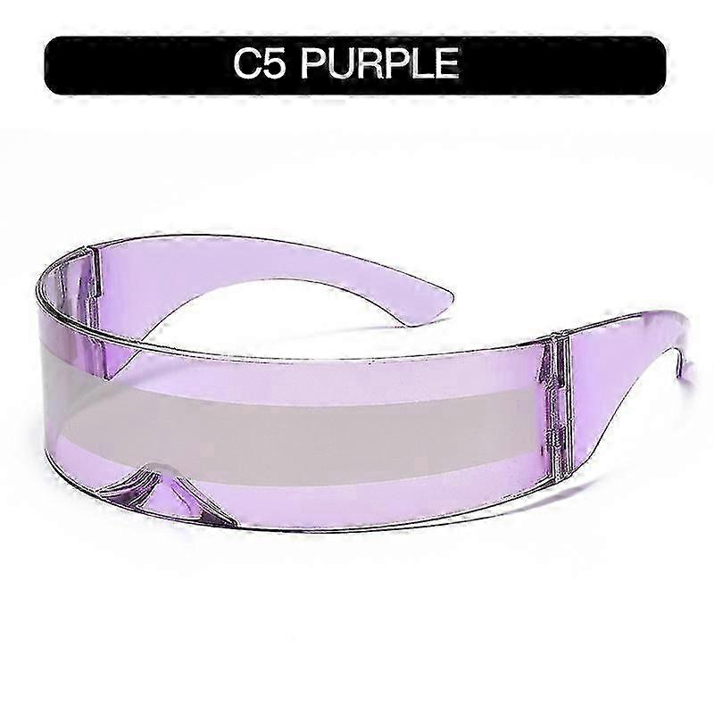 Futuristic Shield Sunglasses | Cyclops Cyberpunk Visor Glasses