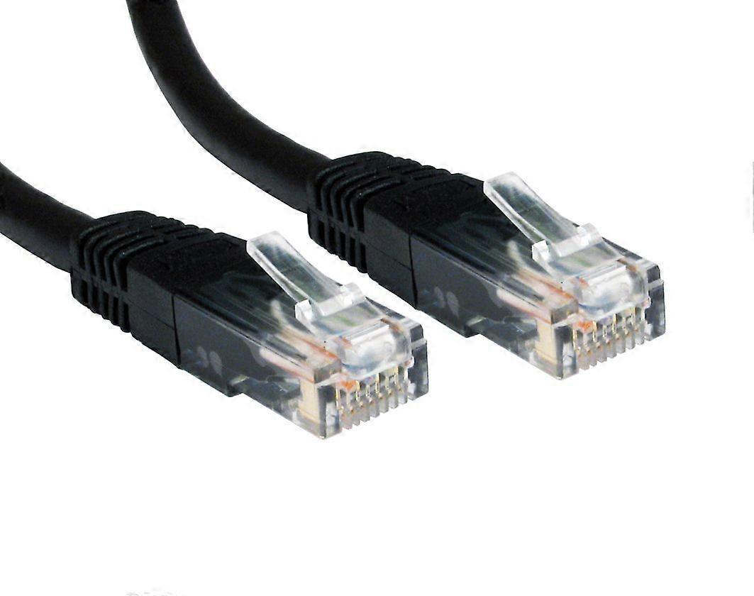 CMS Cables 2m Cat6 Networking Patch Cable - Black