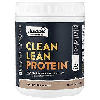 Nuzest, Clean Lean Protein, Real Coffee, 17.6 oz (500 g)