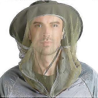 Mosquito Midge Head Net Hat Mesh Face Protection Cover Insect Bee,women Men,outdoor Jungle Fishing Qhzl A-G