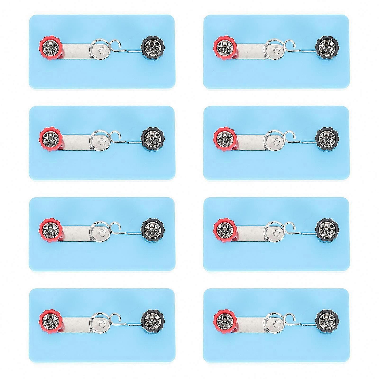 8-Pack Educational Physics Lamp Holders for Electric Circuit Bulb Experiments
