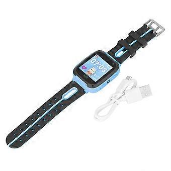 Children Positioning Smartwatch Touch Alarm Clock Camera Phone Flashlight Watch (Blue)