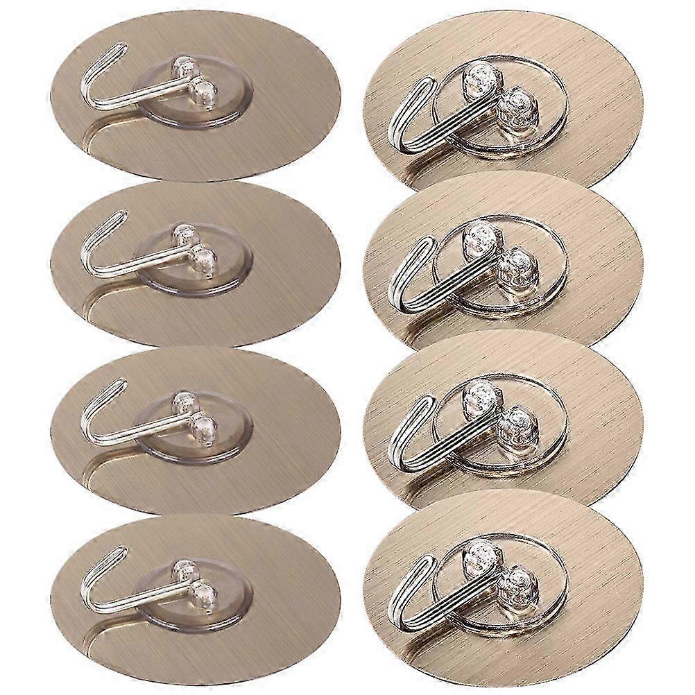Multi-Functional Wall Hooks Self-Adhesive Hanging Hook 20Pcs compatible with Home
