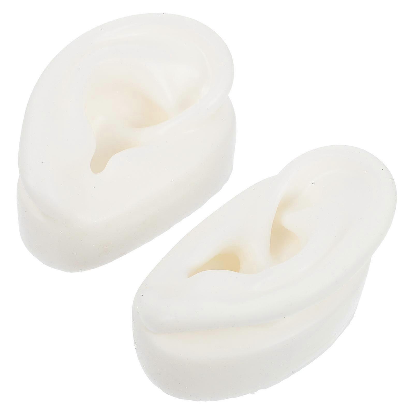 Artificial Ear Model Silicone Ear Model for Display 1Pair Realistic Simulation