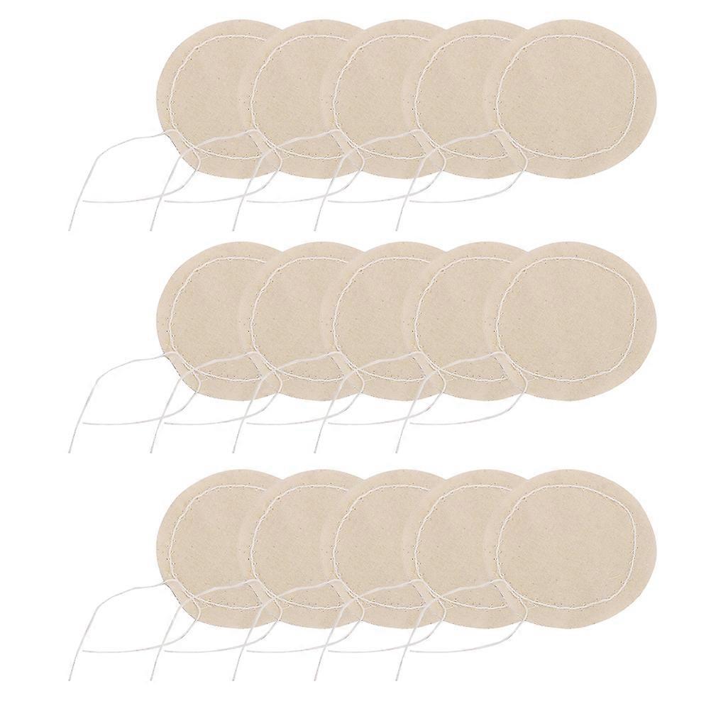20pcs Practical Coffee Replacement Filter Cloth for Syphon Coffee Maker (Beige)