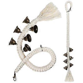 Dog Doorbell Cotton Rope Bells compatible withTraining 6Pcs Adjustable Door Knob Pet Supplies