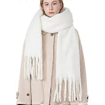 Large Chunky Scarf Colorful Cashmere Feel Oversized Scarves Blanket Soft Big Wool Shawl Thick Winter Warm Women